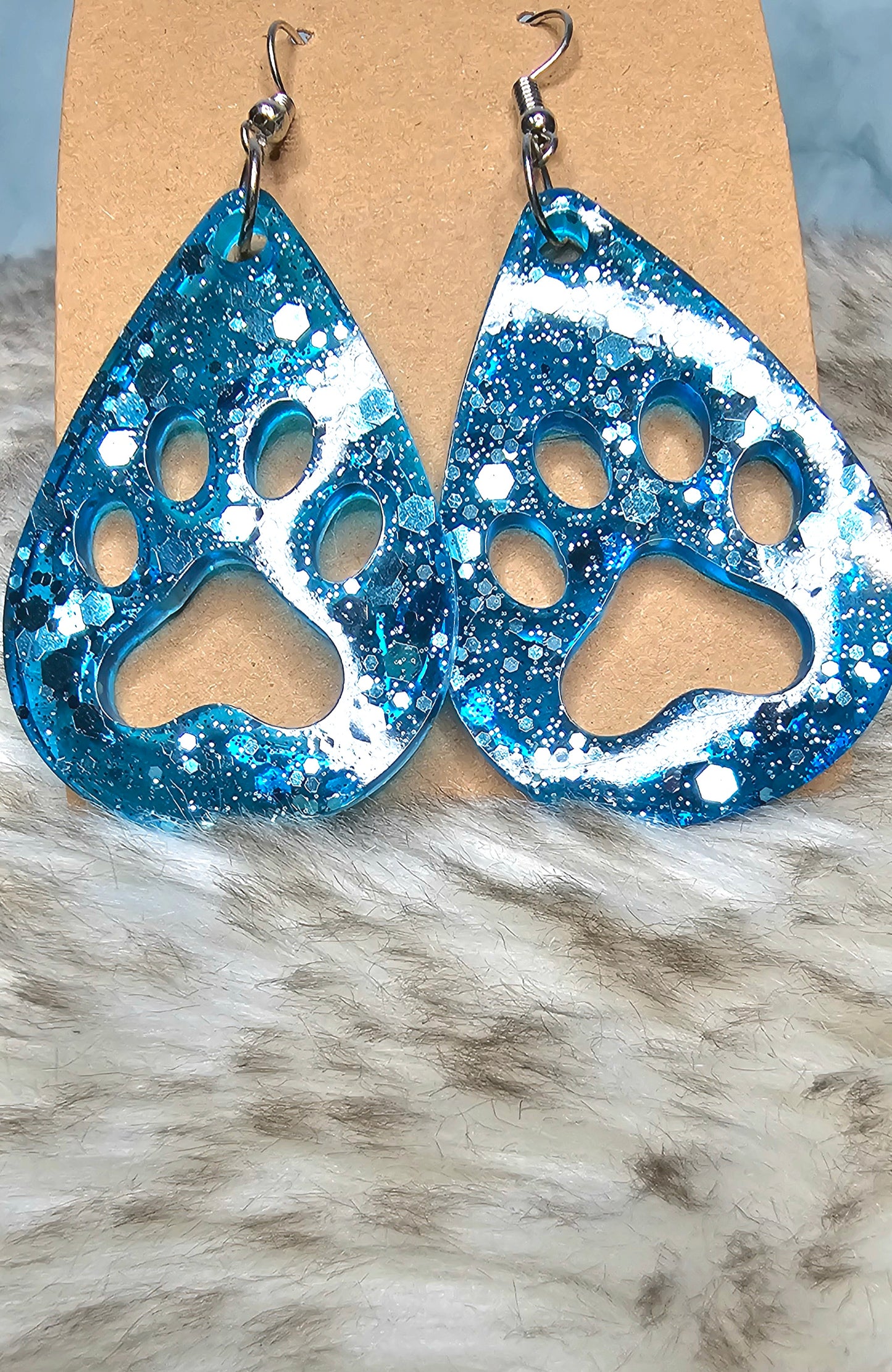 Pawprint Earrings