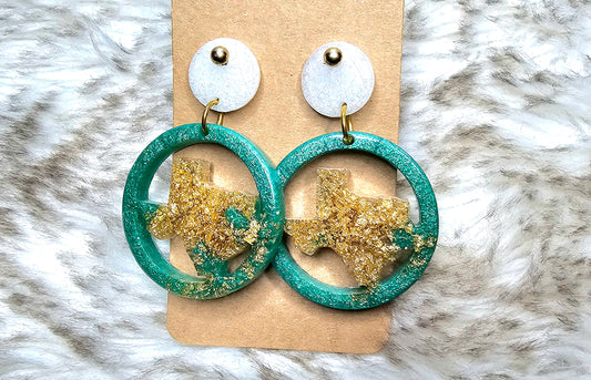 Tx Teal Dangles