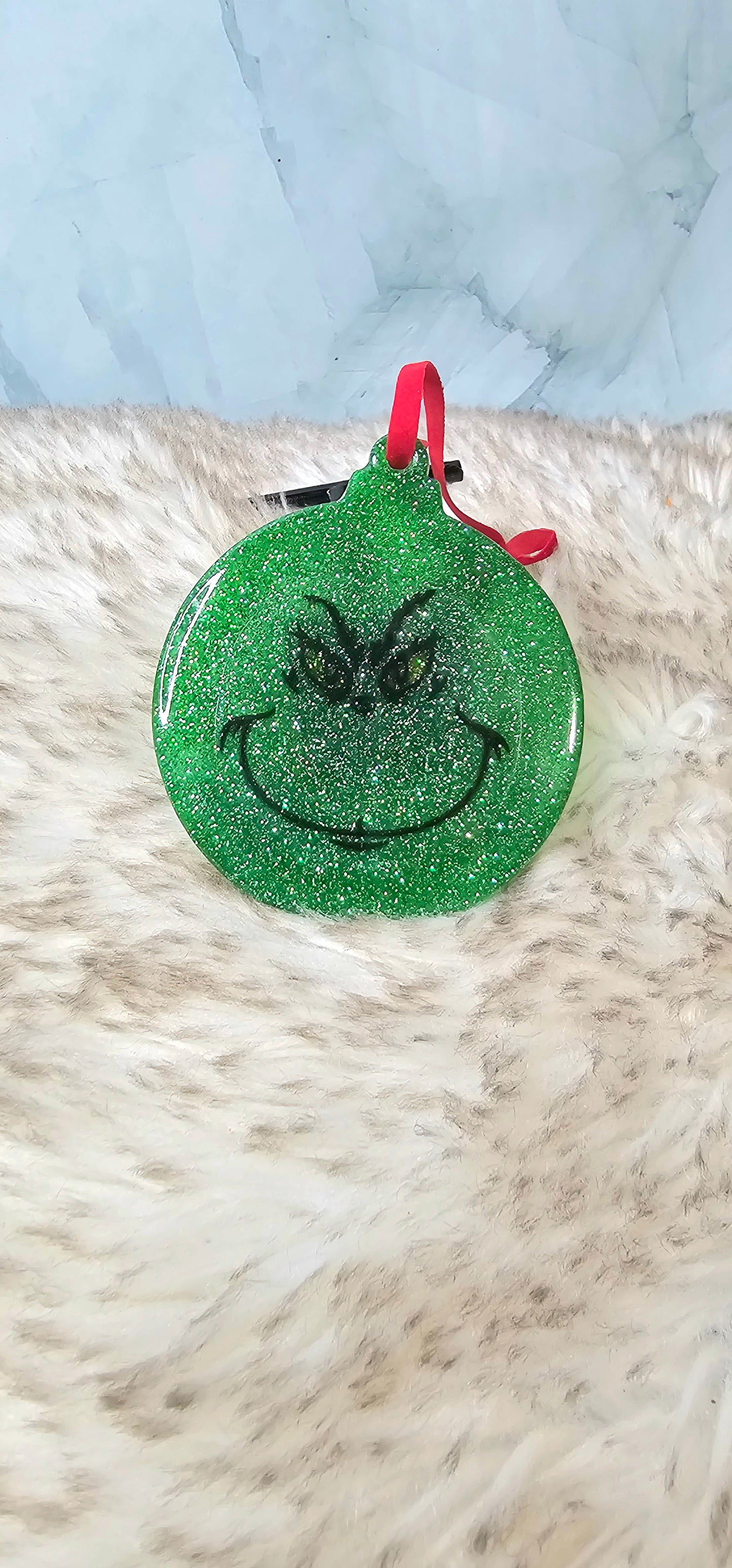 Grinchy Ornament